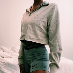 cropped nautica pullover